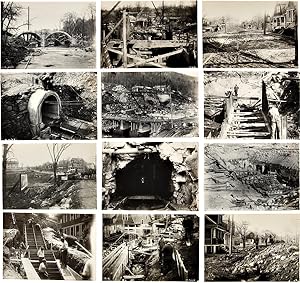 Seller image for MASSIVE ARCHIVE OF OVER 1,550 ORIGINAL PHOTOGRAPHS RELATING TO CONSTRUCTION PROJECTS, MAINLY IN NEW HAVEN COUNTY, CONNECTICUT, 1892 - 1951] for sale by William Reese Company - Americana