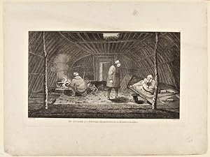 Seller image for THE INSIDE OF A WINTER HABITATION IN KAMTSCHATKA for sale by William Reese Company - Americana