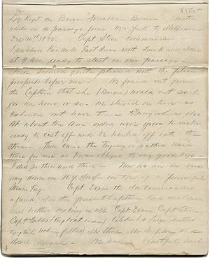 Seller image for LOG KEPT ON BARQUE "JONATHAN BOURNE" WHILE ON A PASSAGE FROM NEW YORK TO MELBOURNE, DEC. 10th, 1883 [manuscript title] for sale by William Reese Company - Americana