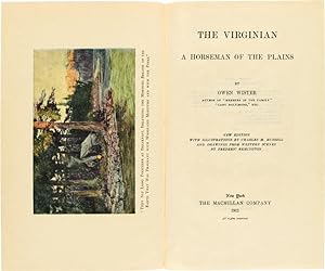 Seller image for THE VIRGINIAN. A HORSEMAN OF THE PLAINS for sale by William Reese Company - Americana