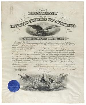 [PRINTED DOCUMENT, SIGNED BY THEODORE ROOSEVELT AND WILLIAM HOWARD TAFT, APPOINTING EDGAR RUSSEL ...
