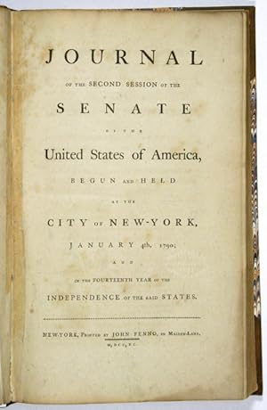 JOURNAL OF THE SECOND SESSION OF THE SENATE OF THE UNITED STATES OF AMERICA, BEGUN AND HELD AT TH...