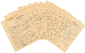 [AUTOGRAPH LETTER, SIGNED ("LOVE TO ALL, ALLAN"), FROM ALLAN BEATTIE TO MARC (BOWMAN), A TWELVE-P...