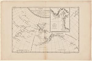 CARTE DE LA CÔTE N.O. DE L'AMERIQUE ET DE LA CÔTE N.E. DE LA ASIE RECONNUES EN 1778 ET 1779