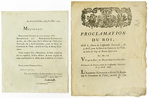 PROCLAMATION DU ROI, SUR LE DÉCRET DE L'ASSEMBLÉE NATIONALE, DU 3 AVRIL, POUR LA LIBERTÉ DU COMME...