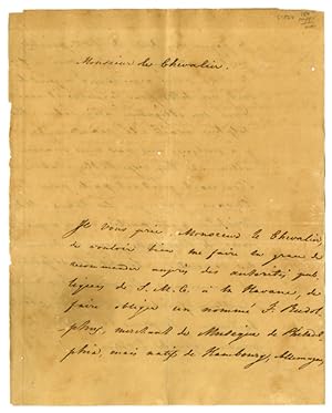 Seller image for TWO AUTOGRAPH LETTERS, SIGNED BY SEVERIN LORICH, THE CONSUL GENERAL OF SWEDEN AND NORWAY IN AMERICA] for sale by William Reese Company - Americana