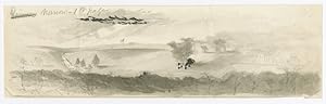 [PENCIL SKETCH OF MUNSON'S HILL, DRAWN IN 1861 FOR Harper's Weekly]