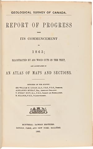 [VOLUMINOUS COLLECTION OF WORKS RELATING TO THE GEOLOGICAL SURVEY OF CANADA, 1845 - 1906]