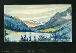 [SKETCHBOOK WITH THIRTY-SIX WATERCOLORS OF WESTERN LANDSCAPES]