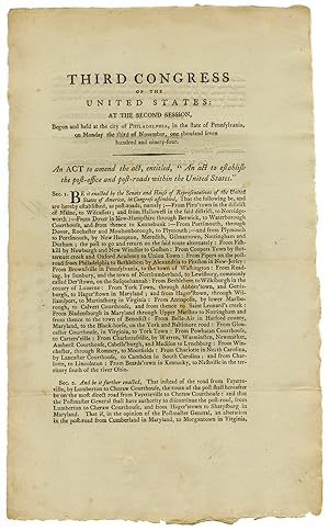 THIRD CONGRESS OF THE UNITED STATES, AT THE SECOND SESSION.AN ACT TO AMEND THE ACT, ENTITLED, "AN...