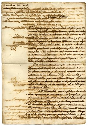 Seller image for DOCUMENT REGARDING THE SHIPWRECK OF A VESSEL TRAVELLING FROM NEW YORK TO NEW ORLEANS] for sale by William Reese Company - Americana