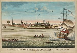 A VIEW OF FORT GEORGE WITH THE CITY OF NEW YORK FROM THE SW