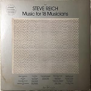 Music for 18 Musicians - Signed Promotional LP