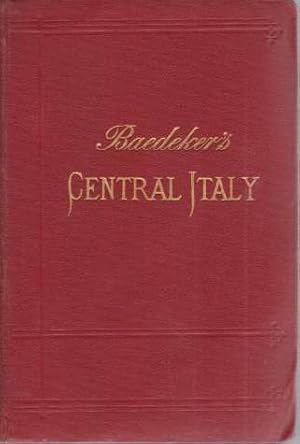 Bild des Verkufers fr CENTRAL ITALY AND ROME Handbook for Travellers zum Verkauf von Complete Traveller Antiquarian Bookstore