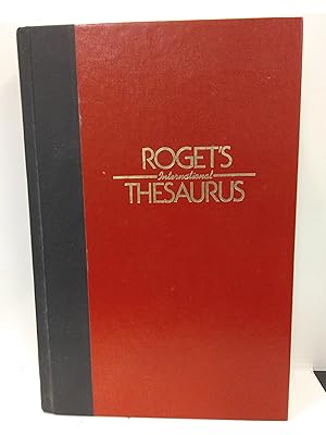 Seller image for Roget's International Thesaurus for sale by Fleur Fine Books