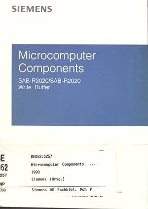 Immagine del venditore per Microcomputer Components SAB-R3020/SAB-R2020 Write Buffer; venduto da books4less (Versandantiquariat Petra Gros GmbH & Co. KG)
