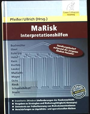 Seller image for MaRisk Interpretationshilfen 3. Auflage for sale by books4less (Versandantiquariat Petra Gros GmbH & Co. KG)