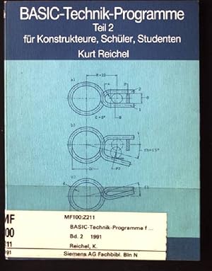 BASIC-Technik-Programme für Konstrukteure, Schüler, Studenten; Teil 2