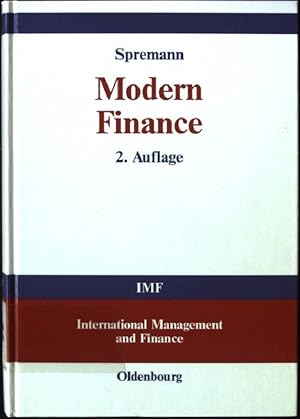 Seller image for Modern finance : Rendite, Risiko, Wert. International management and finance for sale by books4less (Versandantiquariat Petra Gros GmbH & Co. KG)