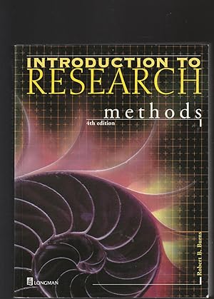 Seller image for INTRODUCTION TO RESEARCH METHODS. 4th Edition for sale by BOOK NOW