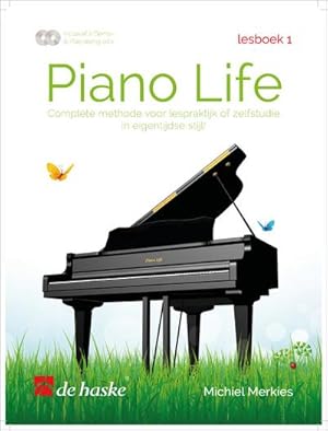 Bild des Verkufers fr Piano Life - lesboek 1 (+2CD's)voor piano (nl) zum Verkauf von AHA-BUCH GmbH