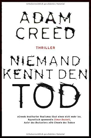 Seller image for Niemand kennt den Tod: Thriller for sale by Antiquariat Buchhandel Daniel Viertel