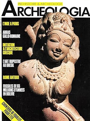 Revue "Archeologia" n°213 (mai 1986) : "L'Inde à Paris" ; "Arras gallo-romaine" ; "Initiation à l...