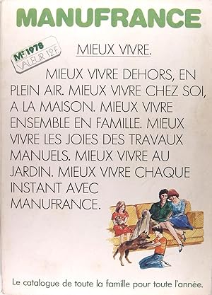 Bild des Verkufers fr MANUFRANCE 1978 zum Verkauf von Philippe Lucas Livres Anciens