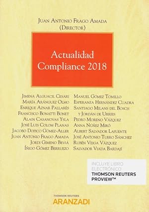 Imagen del vendedor de Actualidad Compliance 2018 a la venta por Vuestros Libros