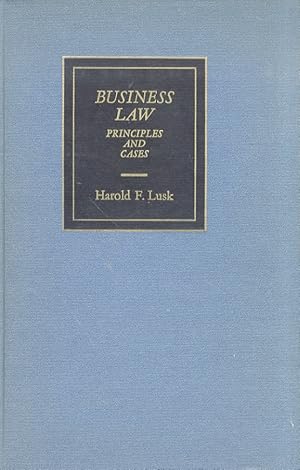 Seller image for Business Law. Principles and Cases. Sixth Edition. for sale by Libreria Oreste Gozzini snc