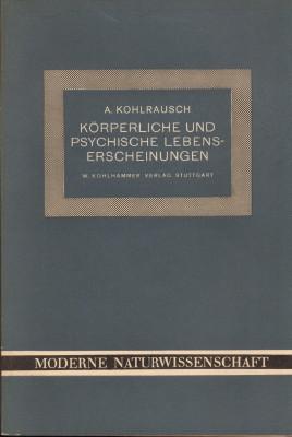 Bild des Verkufers fr Krperliche und psychische Lebenserscheinungen. zum Verkauf von Antiquariat Jenischek