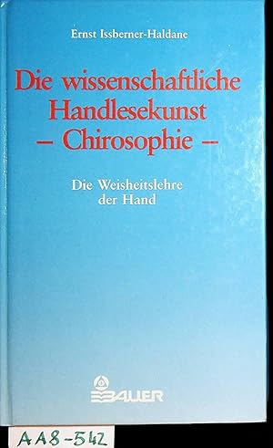 Bild des Verkufers fr Chirosophie, wissenschaftliche Handlesekunst. zum Verkauf von ANTIQUARIAT.WIEN Fine Books & Prints