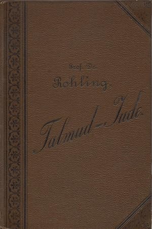 Seller image for Der Talmudjude. Mit einem Vorworte von Eduard Drumond aus der auch anderweitig vermehrten franzsischen Ausgabe von A. Pontigny in das Deutsche zurckbertragen von Carl Paasch for sale by Antiquariat Les-art