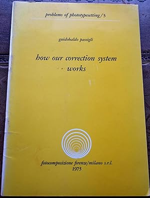 Seller image for How Our Correction System Works / Come Funziona Il Nostro Sistema Di Correzione for sale by Dodman Books