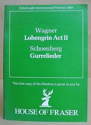 Bild des Verkufers fr Richard Wagner - A Faust Overture - Lohengrin, Act II : Arnold Schoenberg - Gurrelieder zum Verkauf von Eastleach Books