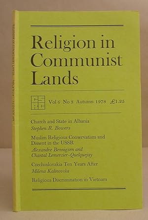 Bild des Verkufers fr Religion In Communist Lands - Volume 6, N3 : Autumn 1978 zum Verkauf von Eastleach Books