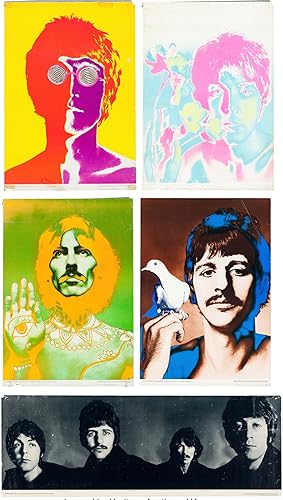 1967 Richard Avedon First-Edition Psychedelic Beatles Posters - Complete Set of Four