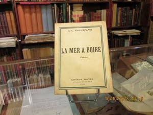 Seller image for La mer  boire. Pome. for sale by Librairie FAUGUET