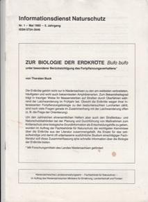 Bild des Verkufers fr Informationsdienst Naturschutz. zum Verkauf von Buchversand Joachim Neumann