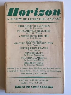 Seller image for HORIZON March 1941 Vol. 111 No. 15 for sale by THE BOOKSNIFFER