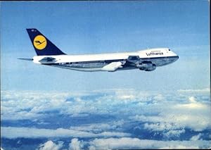 Immagine del venditore per Ansichtskarte / Postkarte Lufthansa Boeing 747, Passagierflugzeug venduto da akpool GmbH