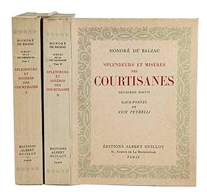 Bild des Verkufers fr Splendeurs et misres des courtisanes, Premires (et deuxime) partie. Eaux-Fortes de Nick Petrelli. "Edition du Centenaire". En 2 vols. zum Verkauf von Harteveld Rare Books Ltd.