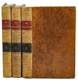 Seller image for De L' Allemagne. Seconde edition. En 3 volumes (complet). for sale by Harteveld Rare Books Ltd.