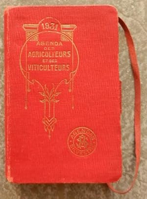 Agenda des agriculteurs et des viticulteurs - 1931.