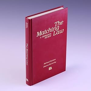 Imagen del vendedor de The Matching Law: A Research Review a la venta por Salish Sea Books