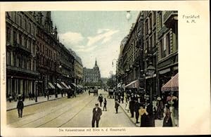 Ansichtskarte / Postkarte Frankfurt am Main, Kaiserstraße, Roßmarkt