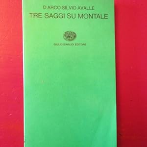 Seller image for Tre saggi su Montale for sale by Antonio Pennasilico