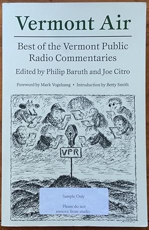 Bild des Verkufers fr Vermont Air: Best of the Vermont Public Radio Commentaries zum Verkauf von Molly's Brook Books