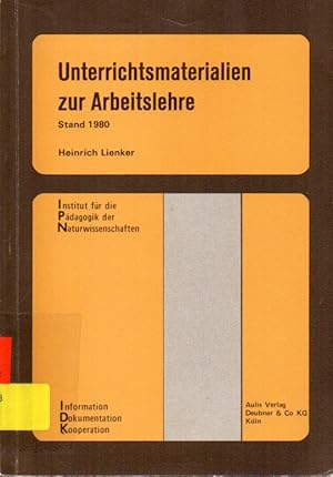 Seller image for Unterrichtsmaterialien zur Arbeitslehre for sale by Clivia Mueller