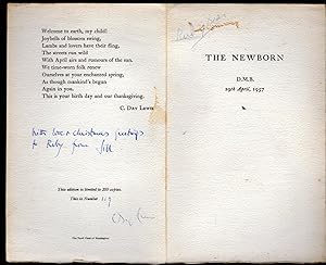 The Newborn [SIGNED PAMPHLET]